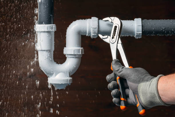 Professional Drain Cleaning technician working in Marston, NC